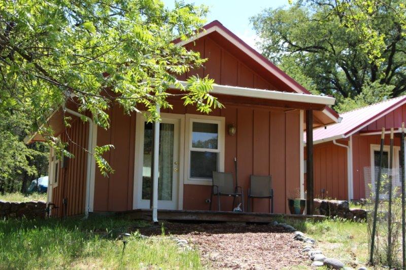 Deluxe shanti cabin is one of the many accommodation choices at the Yoga Farm