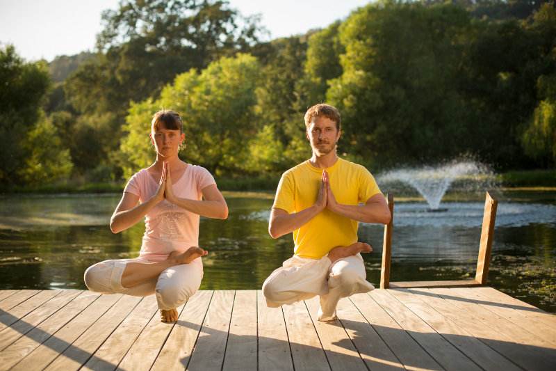 Experience the ashram yoga classes