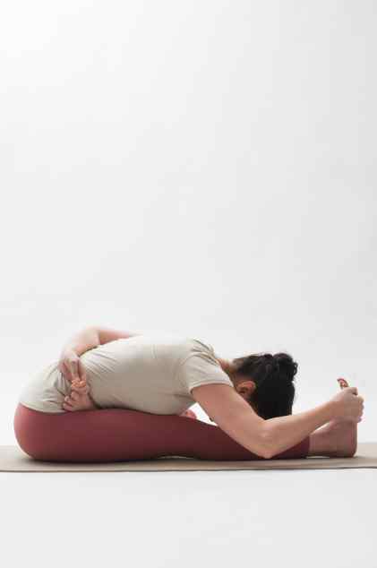 additional yoga pose half lotus forward bend